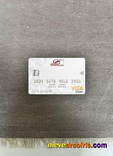 Turkmenistan Turkmenbashi Bank visa classic card photolook